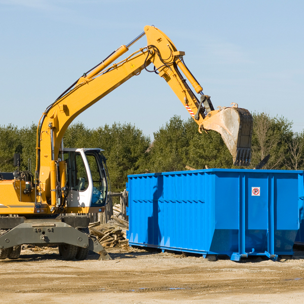 what happens if the residential dumpster is damaged or stolen during rental in Haring